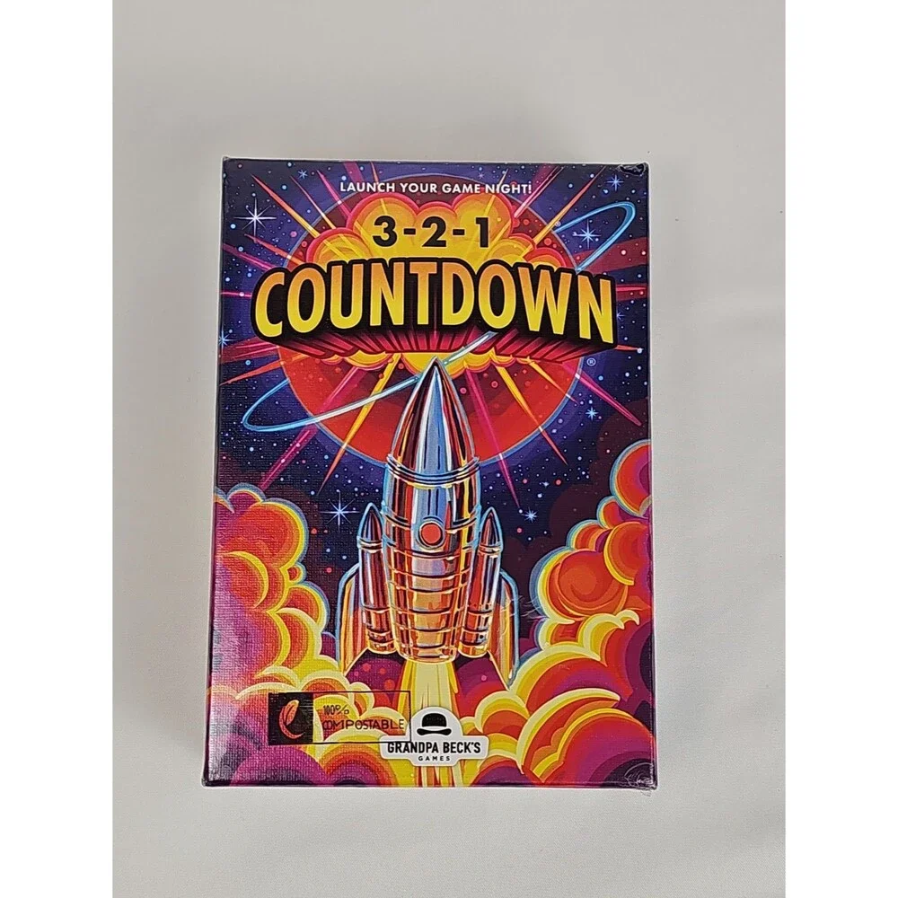 Grandpa Beck's 3-2-1 Countdown Card Game New Sealed Family Party Game